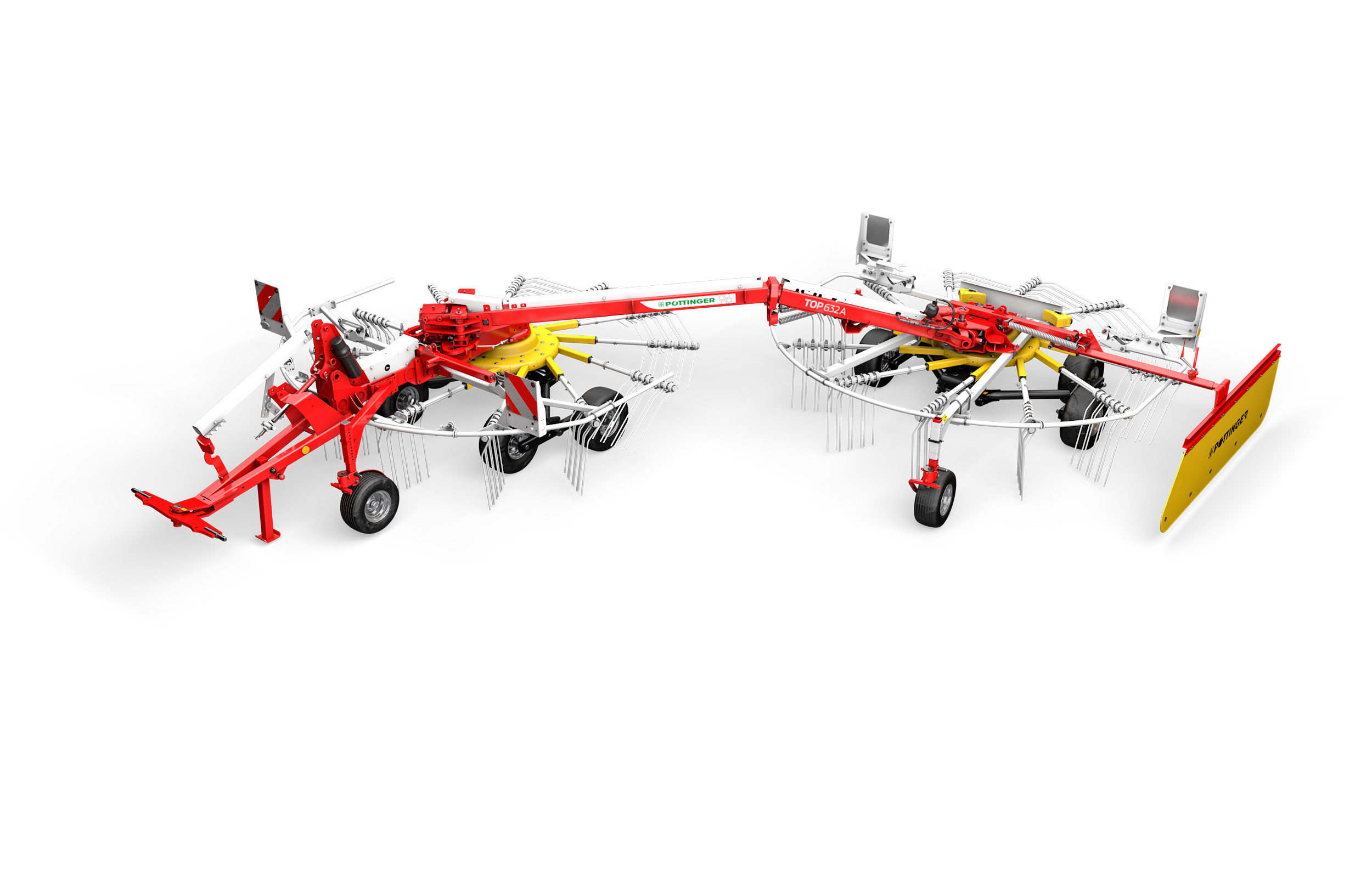 Pöttinger double rotors dépose latérale et chariot